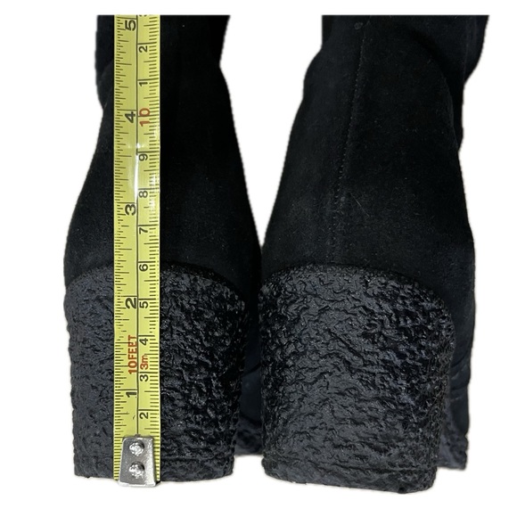 NWOT-Genuine Sheep Wool inner Lining-Vintage Black Suede Naturalizer - Picture 6 of 14